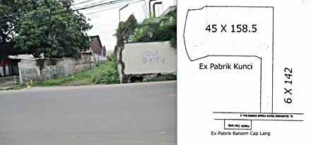 dijual tanah jl prabu siliwangi