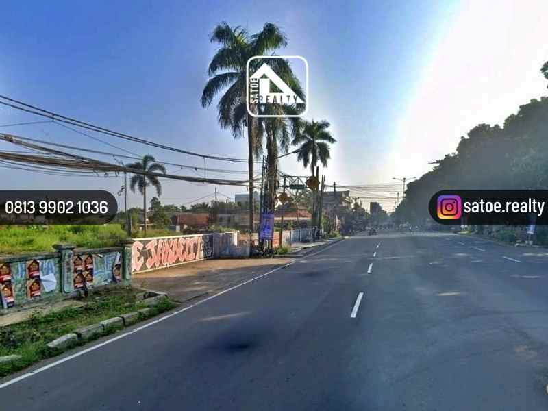 dijual tanah jl raya bogor km 46 cibinong