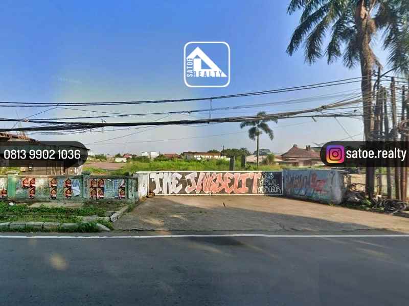 dijual tanah jl raya bogor km 46 cibinong