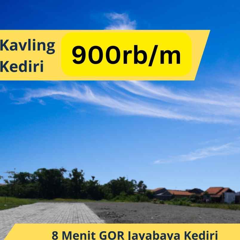 dijual tanah jl tambangan kediri jawa timur