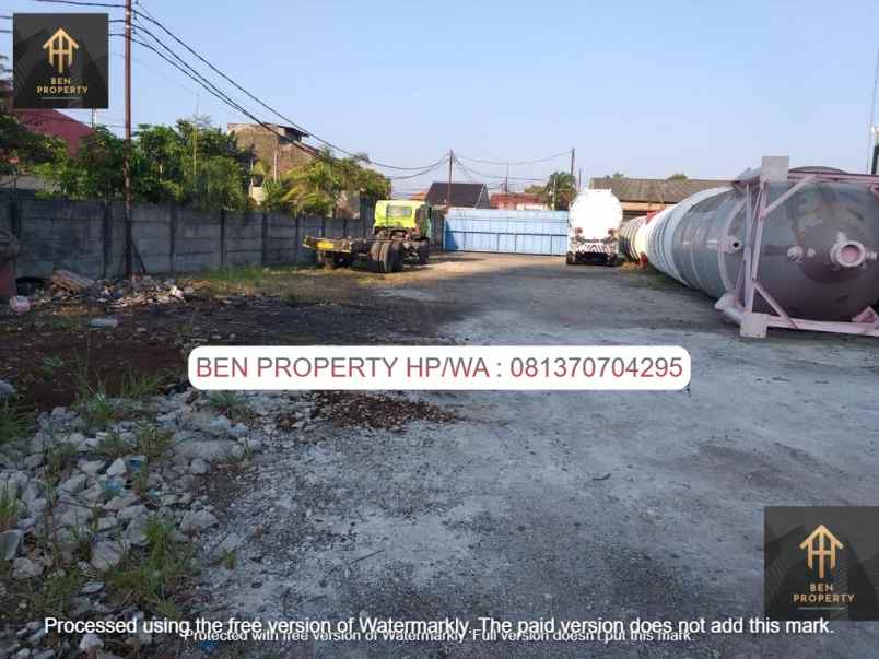 dijual tanah jl tipar cakung barat