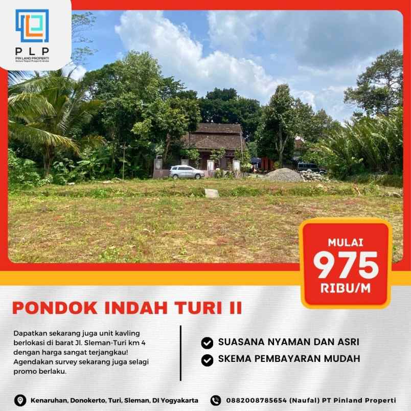 dijual tanah kenaruhan donokerto turi