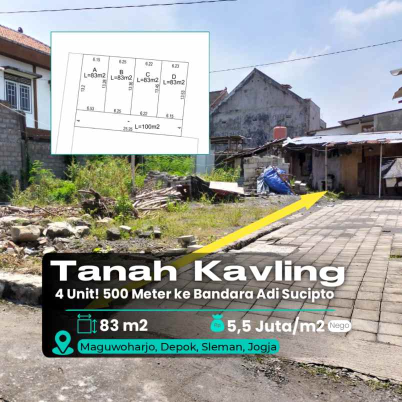 dijual tanah maguwoharjo