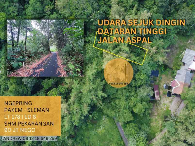 dijual tanah ngepring purwobinangun