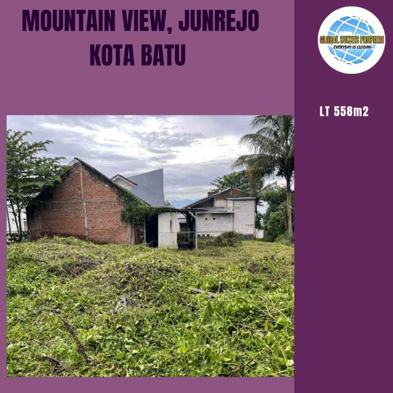 dijual tanah perumahan mountain view