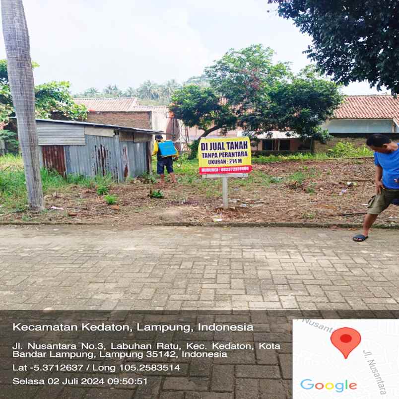 dijual tanah perumahan pujangga alam