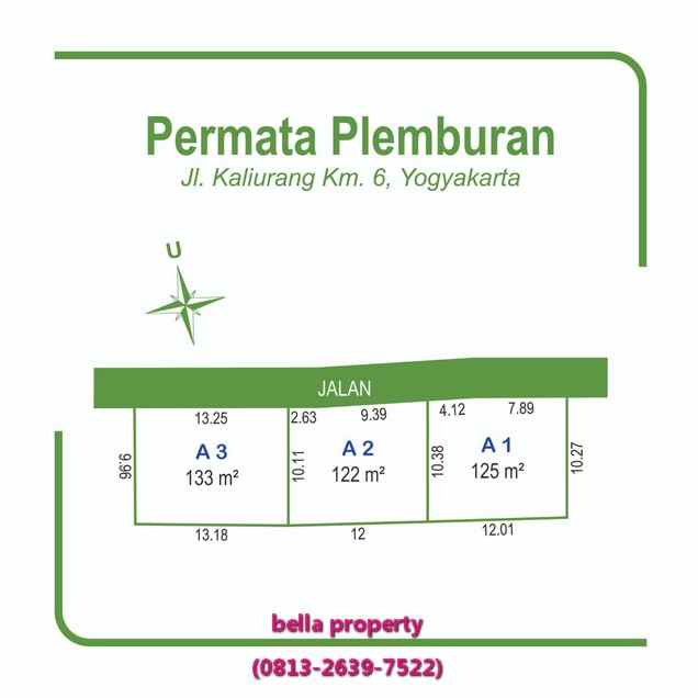 dijual tanah plemburan jl kaliurang km 6125