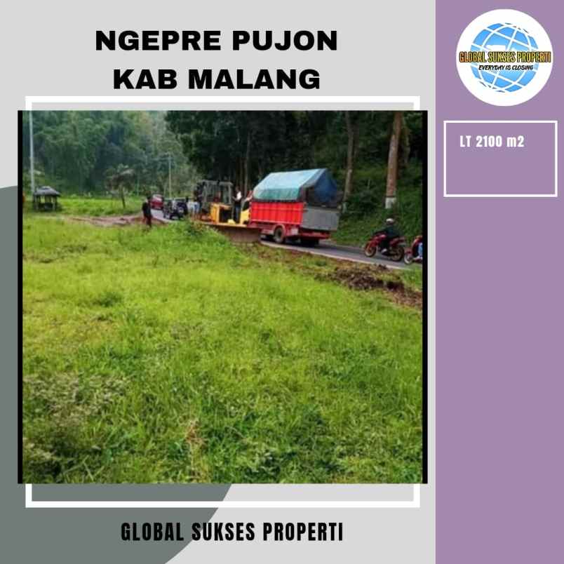 dijual tanah poros jalan provinsi ngepre