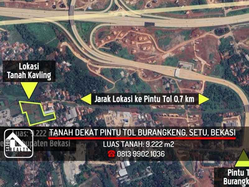 dijual tanah setu bekasi