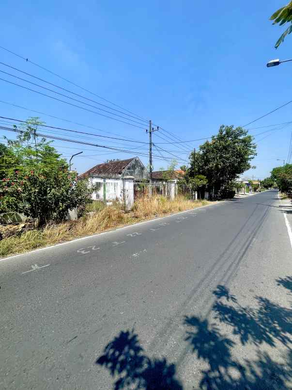 dijual tanah siap bangun pinggir jalan poros