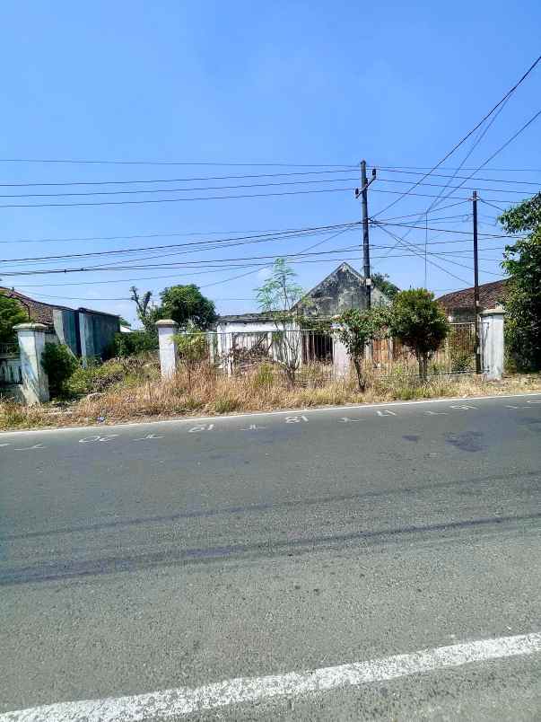 dijual tanah siap bangun pinggir jalan poros