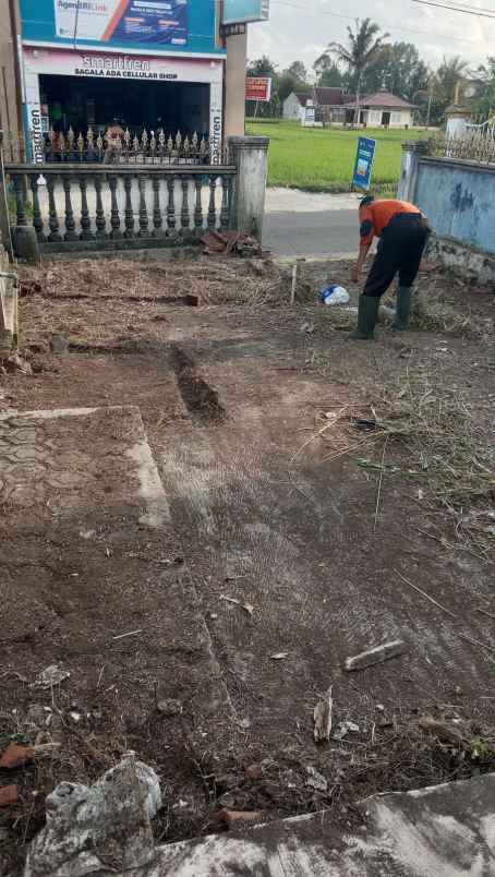 dijual tanah strategis pinggir jalan raya