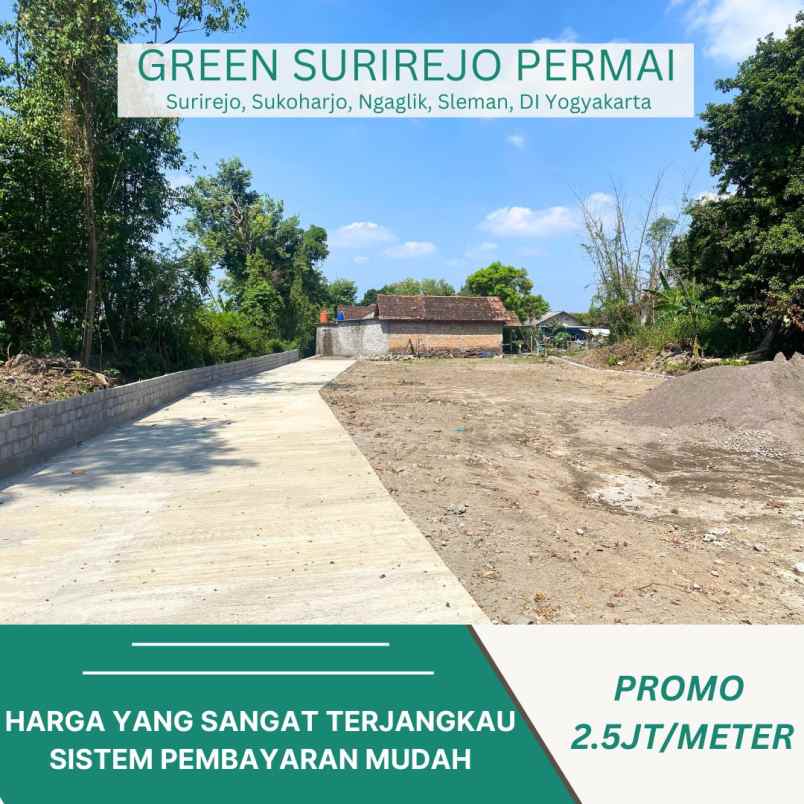 dijual tanah surirejo sukoharjo ngaglik