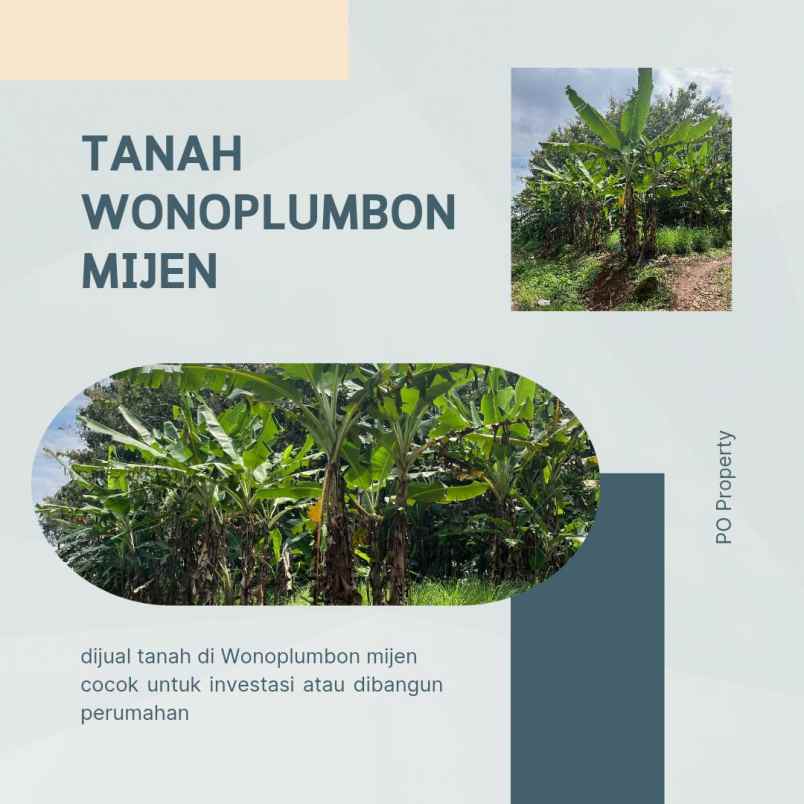 dijual tanah wonoplumbon