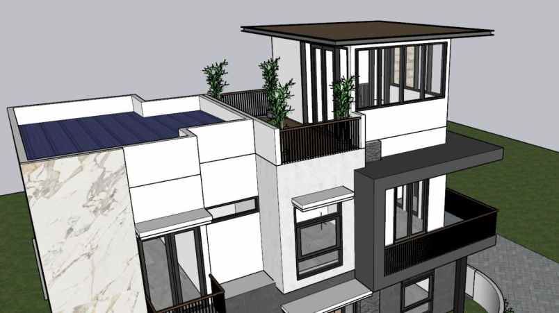 dijual villa batu