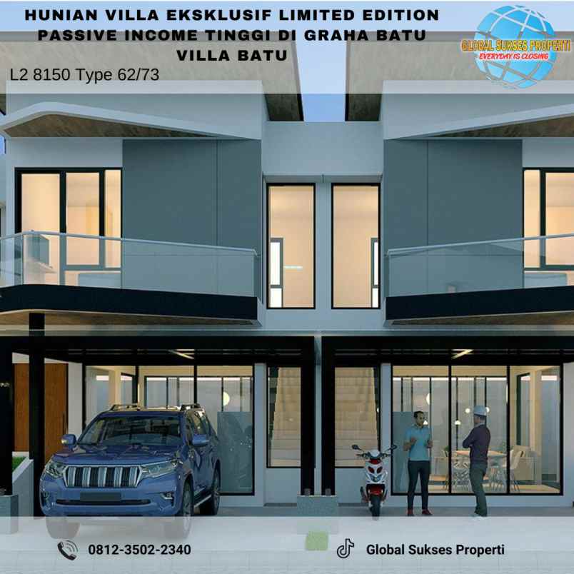 dijual villa graha batu villas