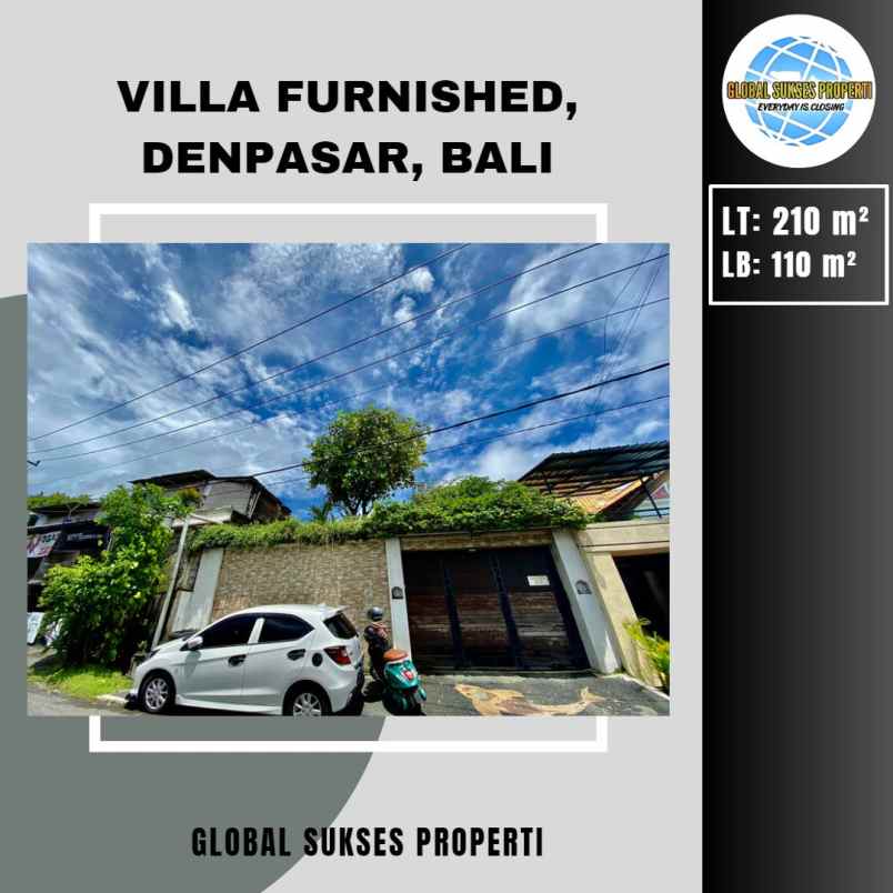 dijual villa jalan padang griya