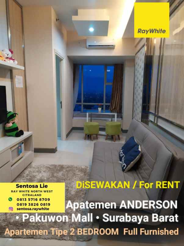 disewakan apartemen pakuwon indah