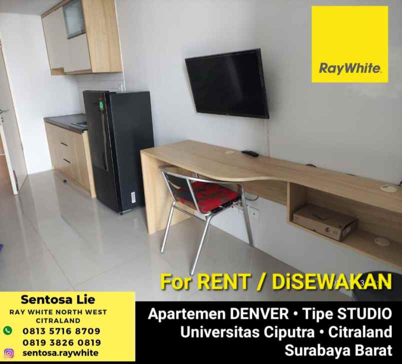 disewakan apartemen universitas ciputra