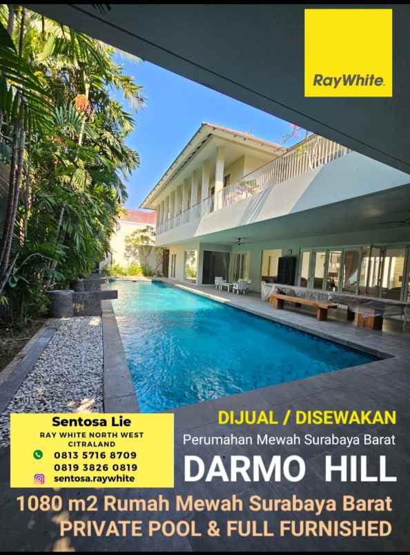 disewakan rumah jalan darmo hill