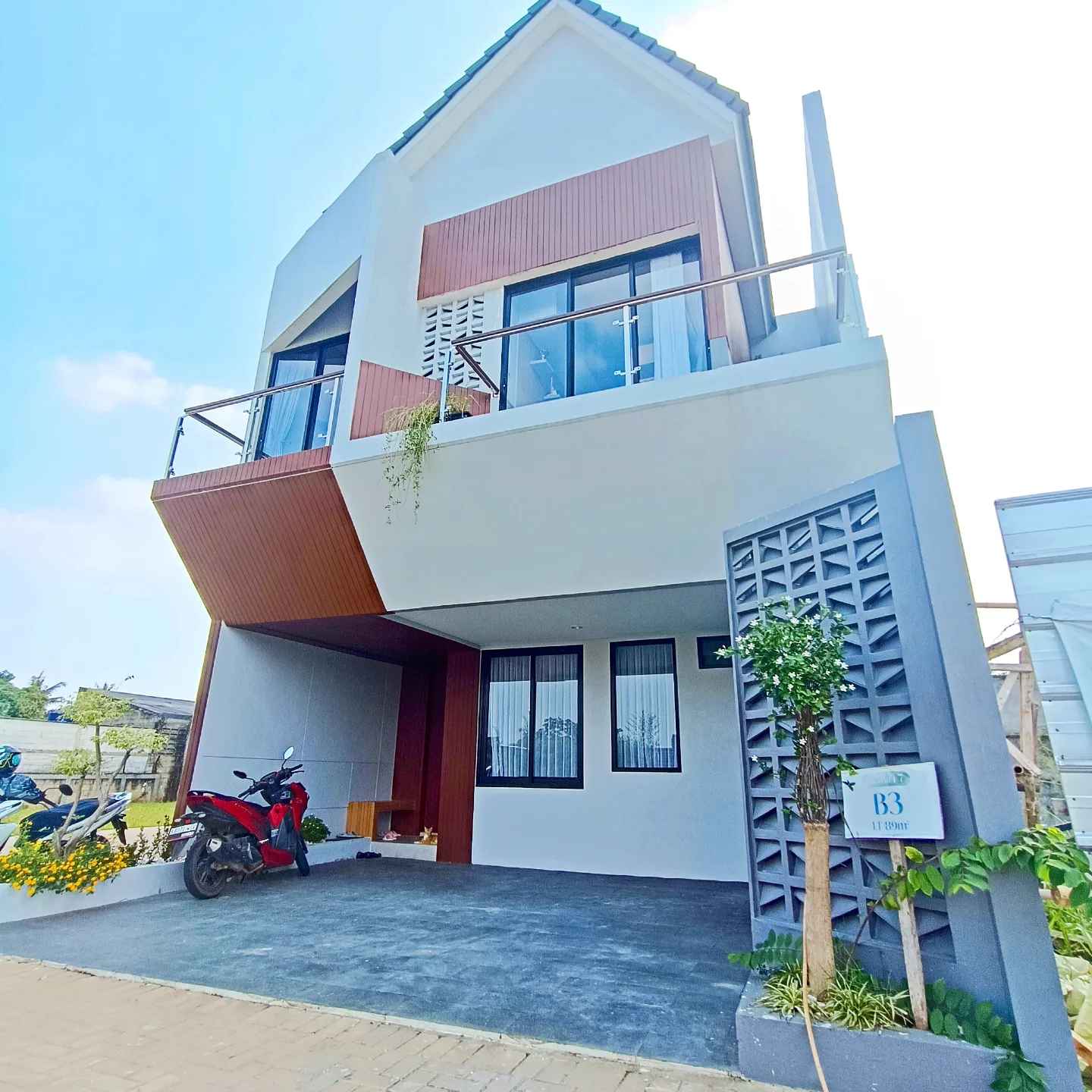 diual rumah modern industrial pondok cabe