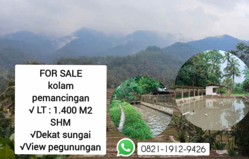 for sale tanah kolam pemancingan subang jawa barat