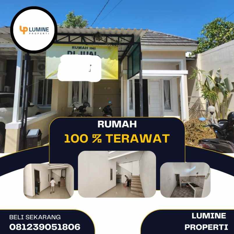 jual cepat 100 terawat rumah tanah luas