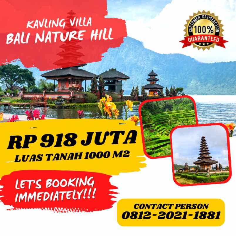 jual kavling villa di bali