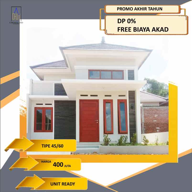 jual rumah desain modern minimalis lokasi strategis