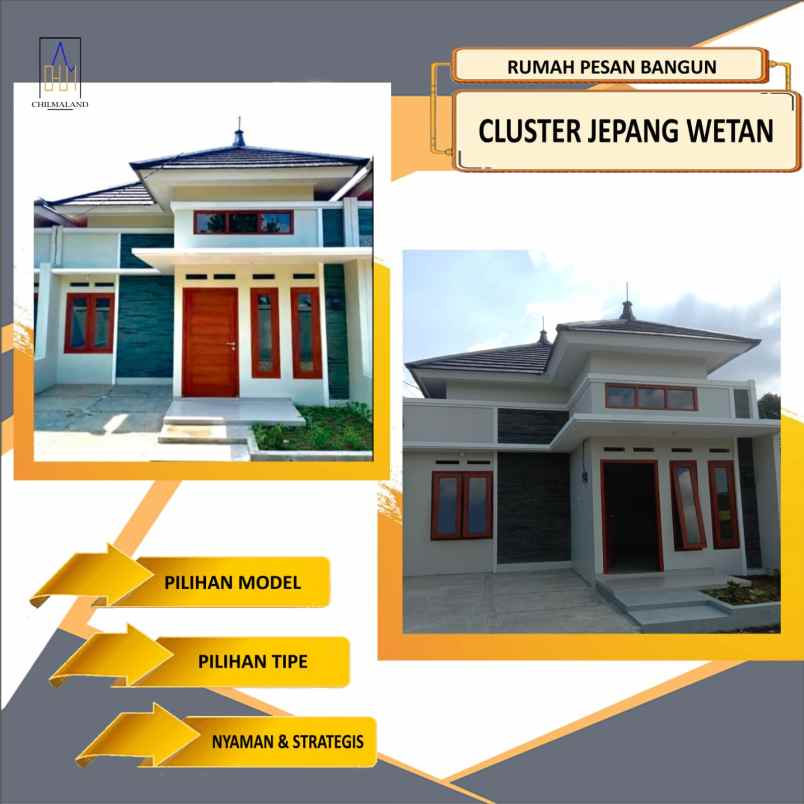 jual rumah desain modern minimalis lokasi strategis