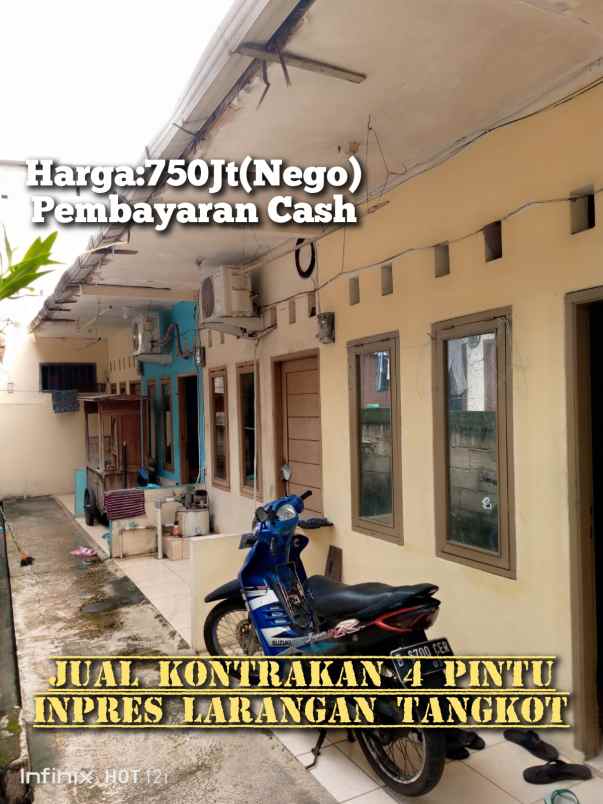 jual rumah kontrakan 4 pintu