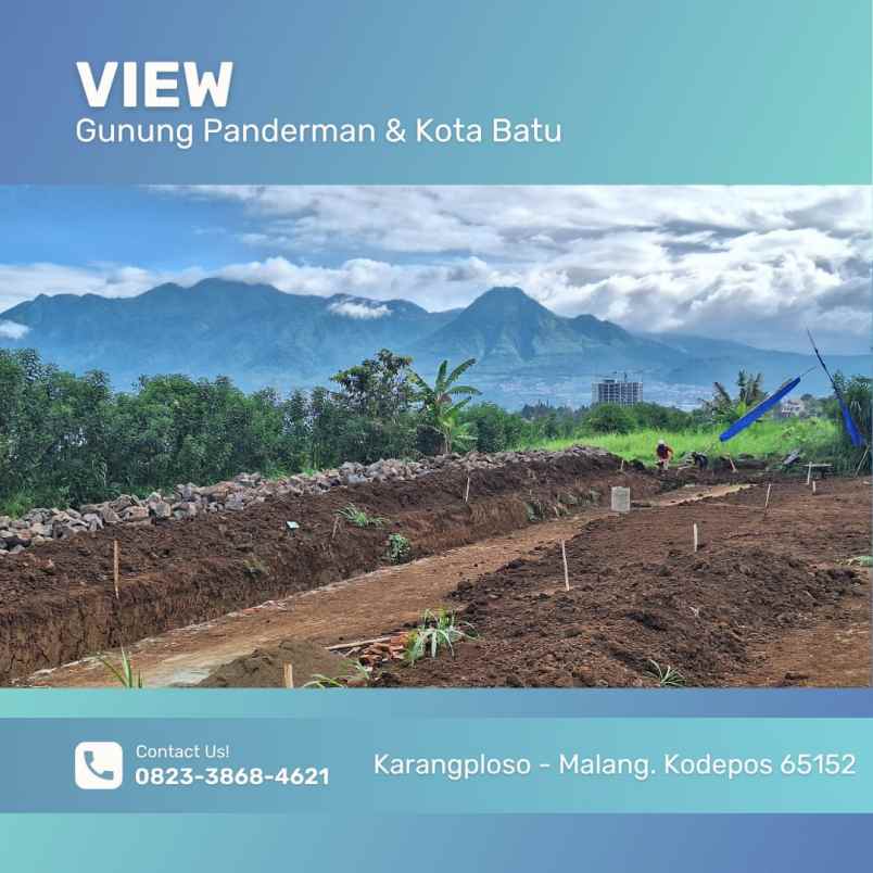 jual rumah villa malang dekat batu