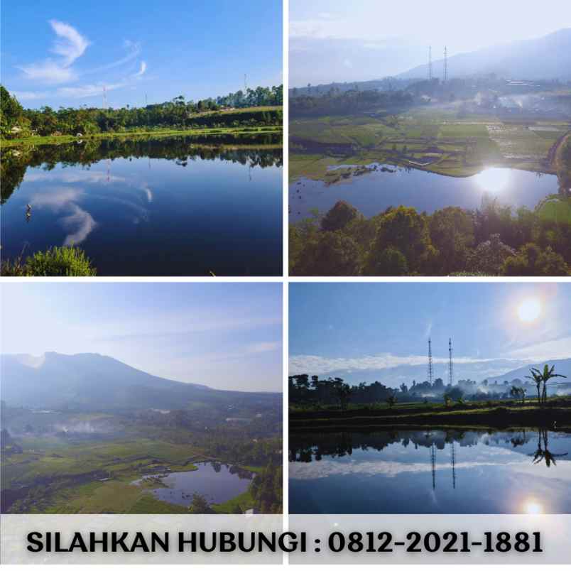 jual tanah view danau dan gunung di bandung