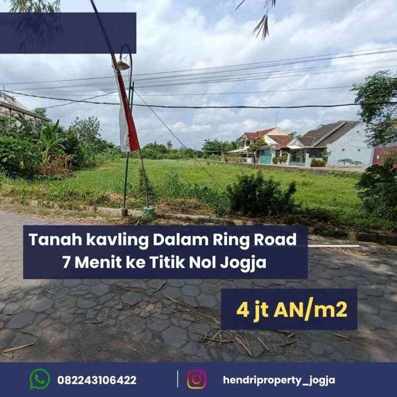 kavling dekat titik nol jogja dalam ring road murah