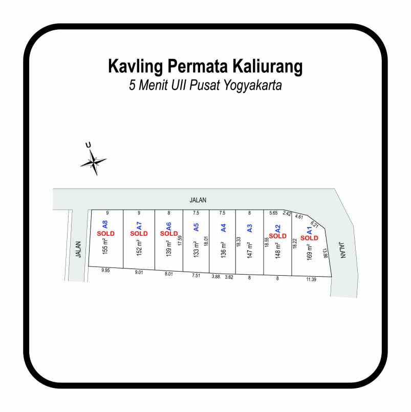 kavling kaliurang murah dekat dengan uii