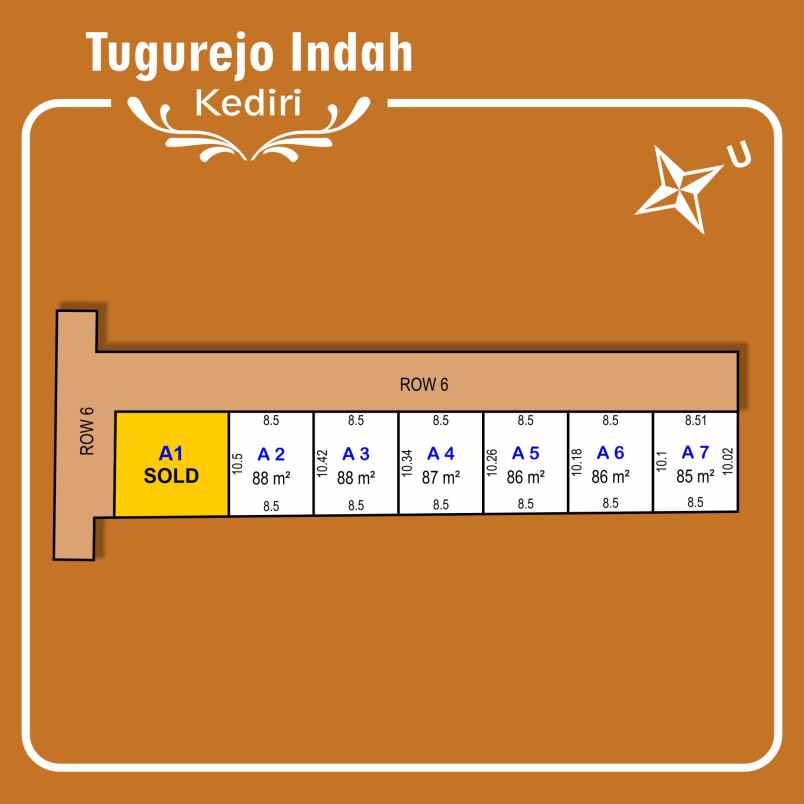 kavling kediri shm siap bangun cicilan tanpa bunga