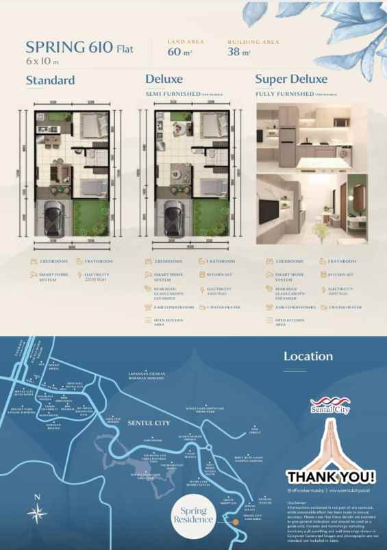 new cluster furnished spring residence sentul bogor