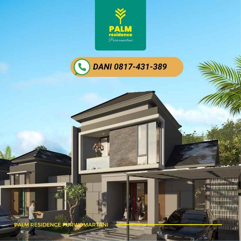 perumahan palm residence purwomartani kalasan 3 kamar