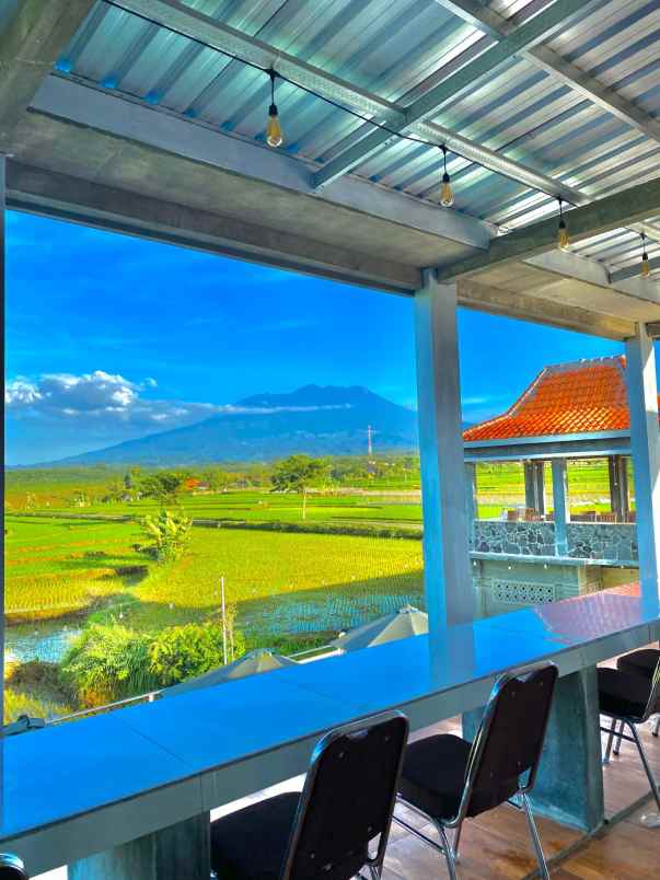 restoran mewah 1300m view gunung lawu karanganyar