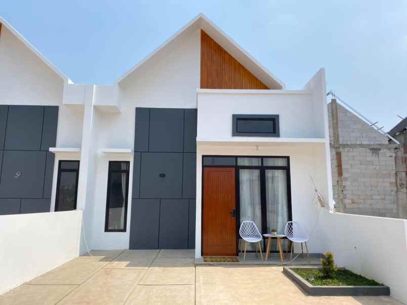 rumah 1 lantai konsep scandinavian