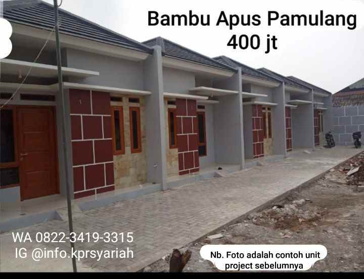 rumah 1lantai murah bambu apus dekat unpam pamulang