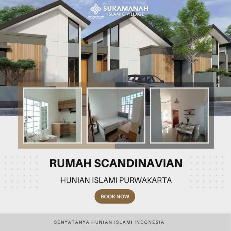 rumah bergaya scandinavian di purwakarta