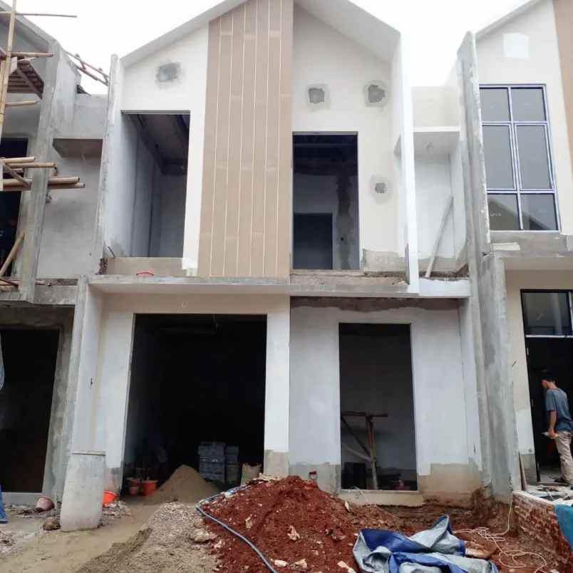 rumah cantik modern bsd 2 lantai 900 jutaan