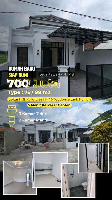 rumah cantik timur jl kaliurang km 12 5 sleman jogja