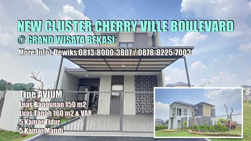 rumah cherry ville grand wisata