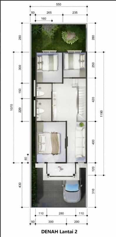 rumah clasik 2 lantai nempel tol cijago depok
