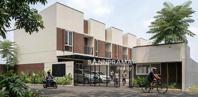 rumah cluster minimalis di limo depok