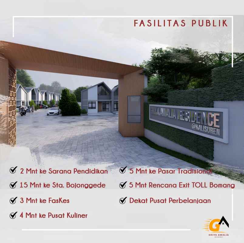 rumah di kalisuren tajurhalang griya amalia residence