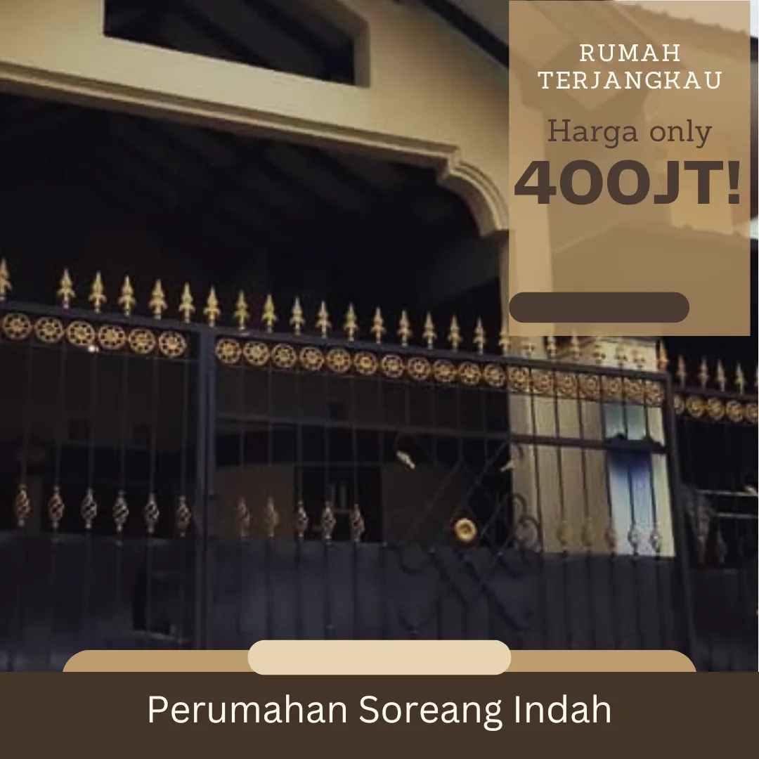 rumah di perumahan soreang indah