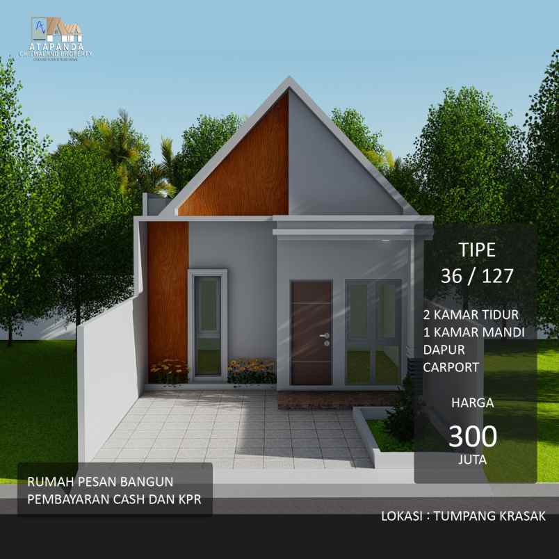 rumah dijual di kudus baru desain scandinavian modern